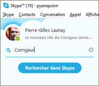 première connection skype
