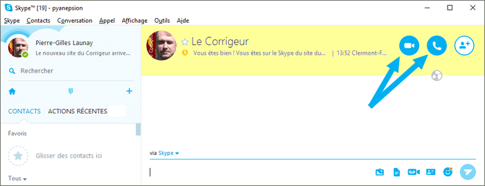 connection skype
