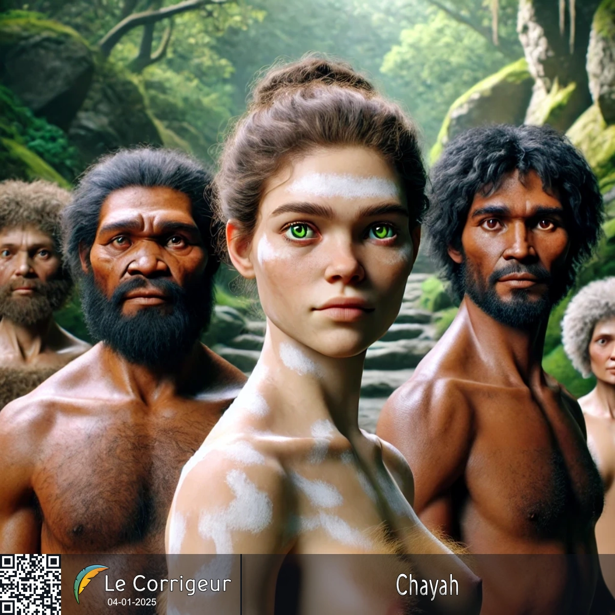 Façon mythologie ⁂ Découvrez Chayah, une nouvelle d’Outre-Terre écrite par Le Corrigeur. Une femme néandertalienne et trois hommes sapiens.