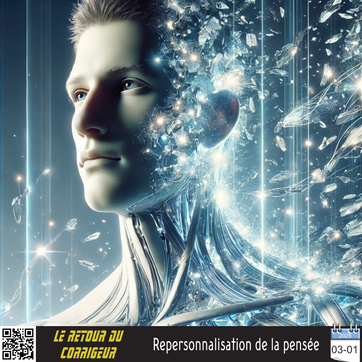 Illustration de la réintégration des particules SVO façon téléportation de l’Enterprise